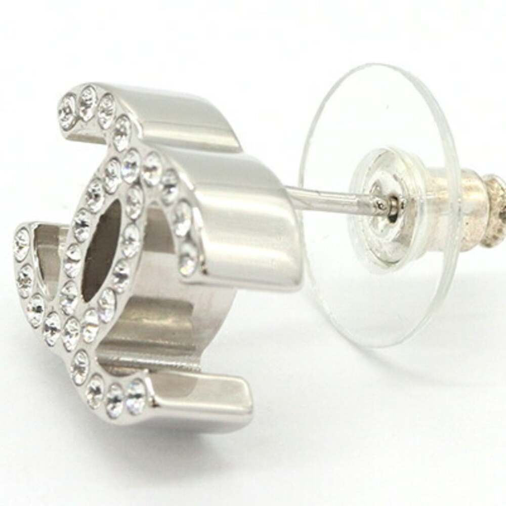 Chanel Cc Logo Single Earring Silver- #266455C45B - Picture 2 of 8